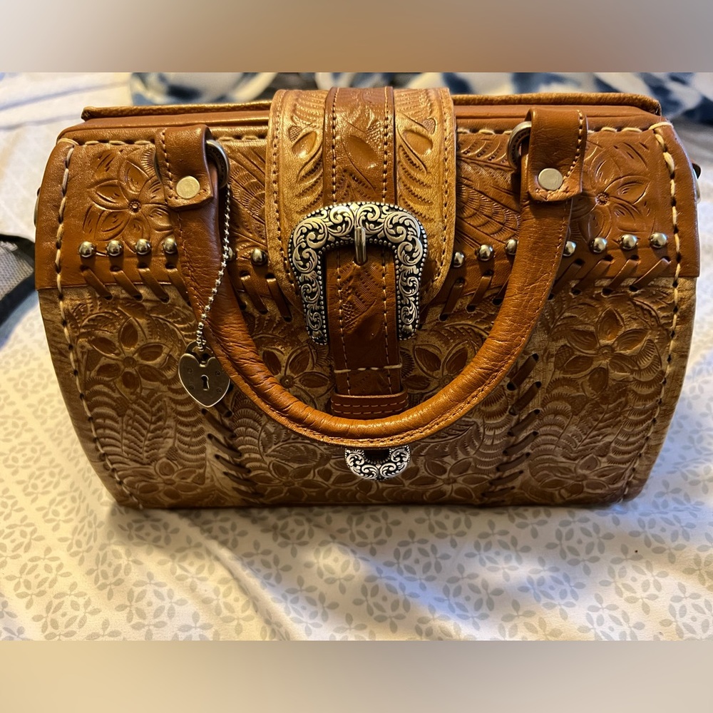 American West Vintage Large Doctor Satchel